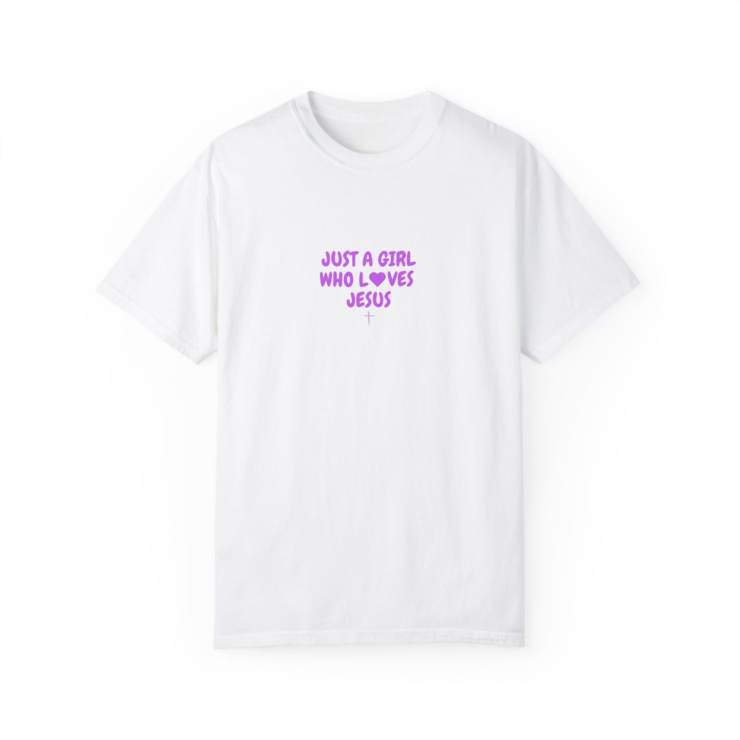 Love Jesus Women's Garment-Dyed T-shirt