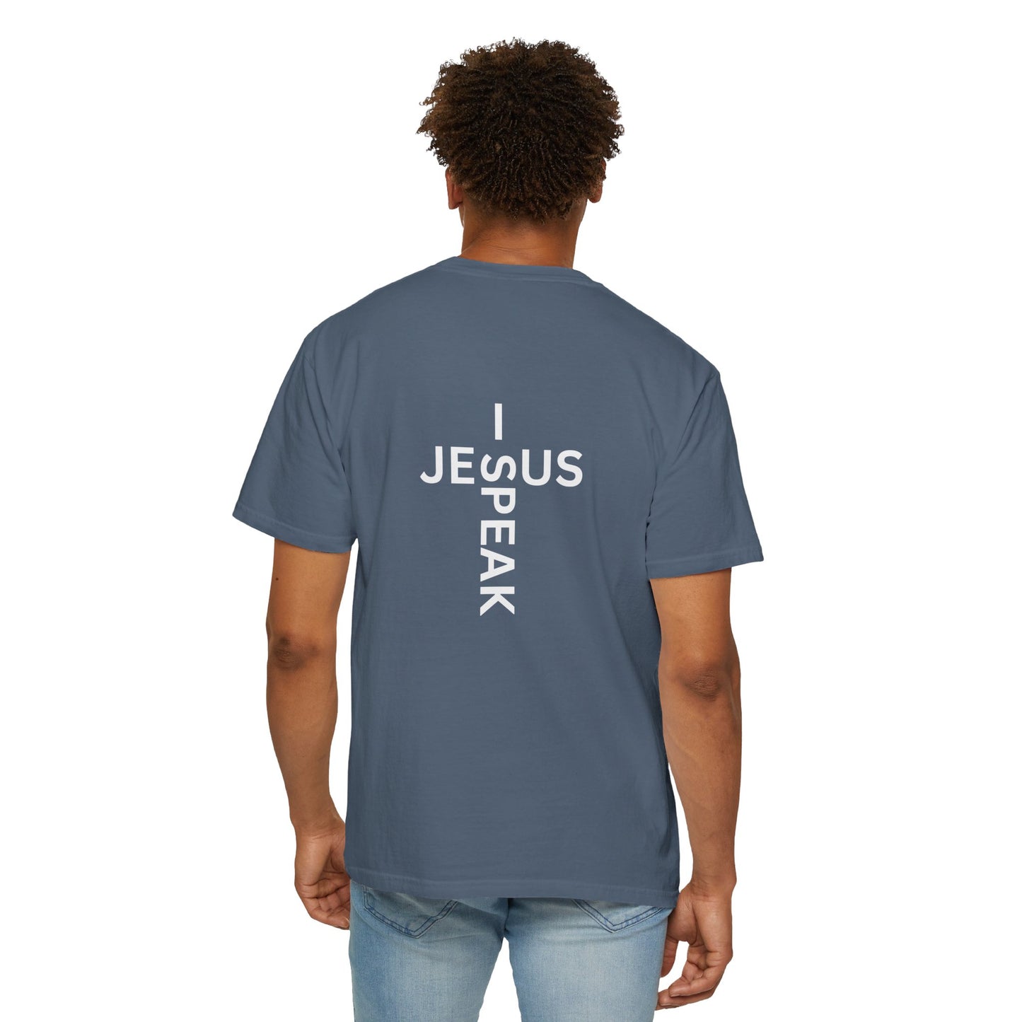 I Speak Jesus Men's Garment-Dyed T-shirt