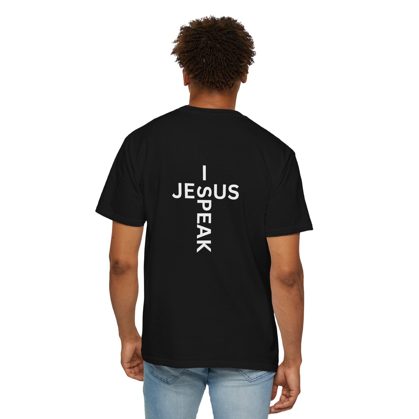 I Speak Jesus Men's Garment-Dyed T-shirt