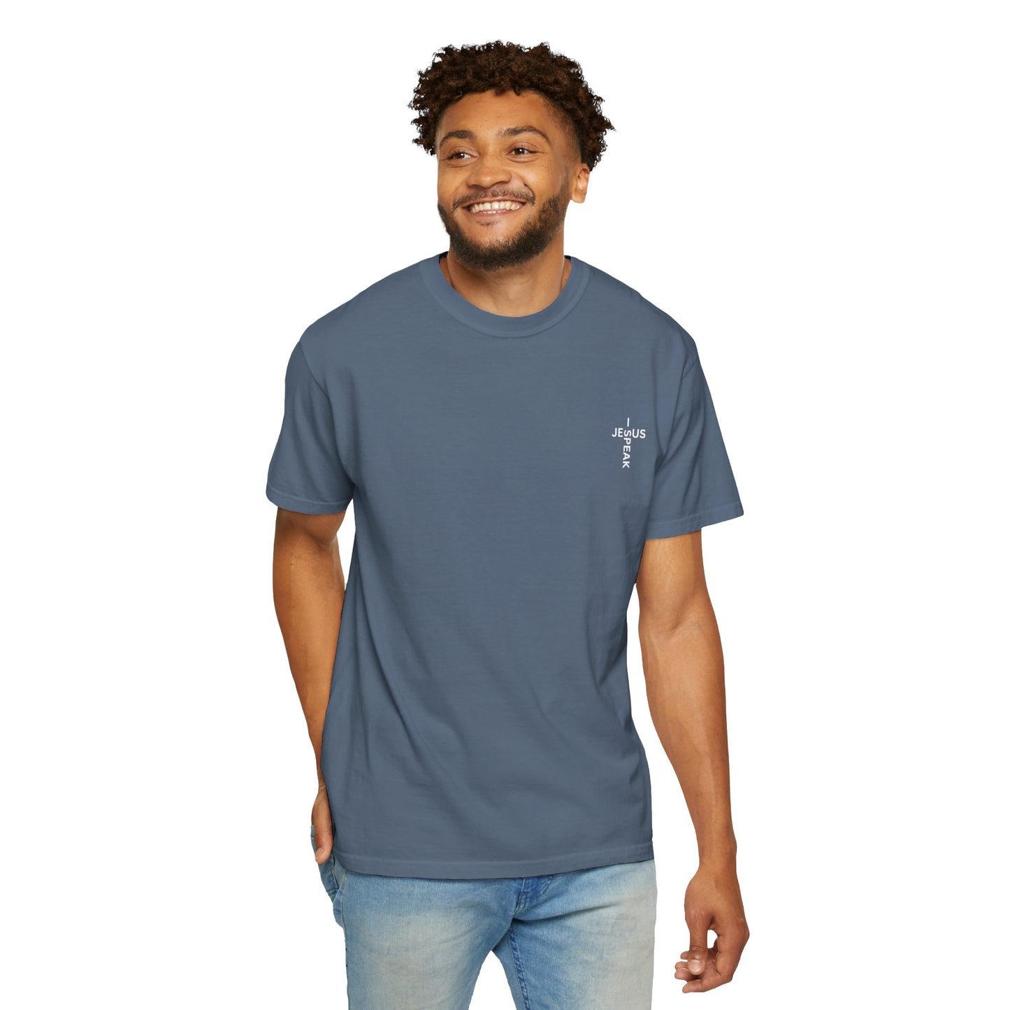I Speak Jesus Men's Garment-Dyed T-shirt