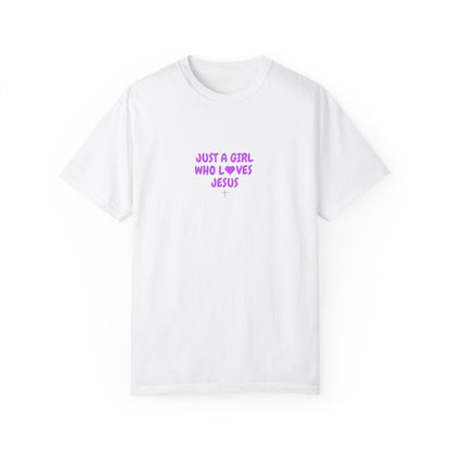 Love Jesus Women's Garment-Dyed T-shirt