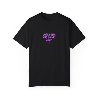 Love Jesus Women's Garment-Dyed T-shirt