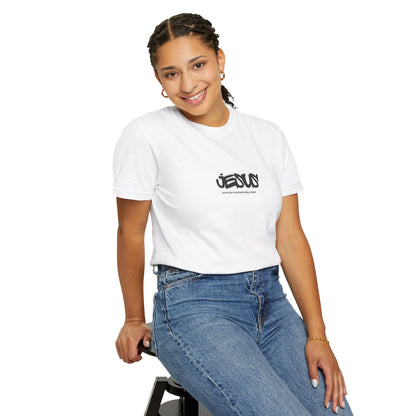 Jesus Women's Design Garment-Dyed T-shirt