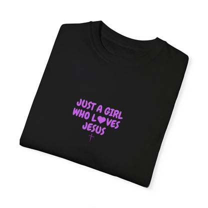 Love Jesus Women's Garment-Dyed T-shirt